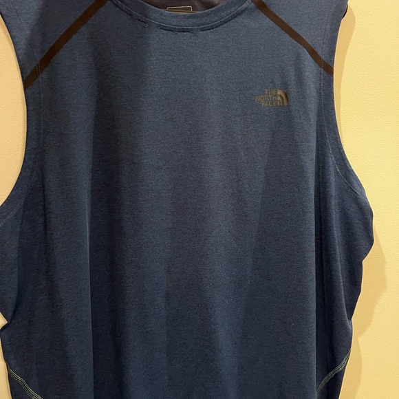 The North Face Navy Sleeveless Athletic Shirt - Picture 1 of 1